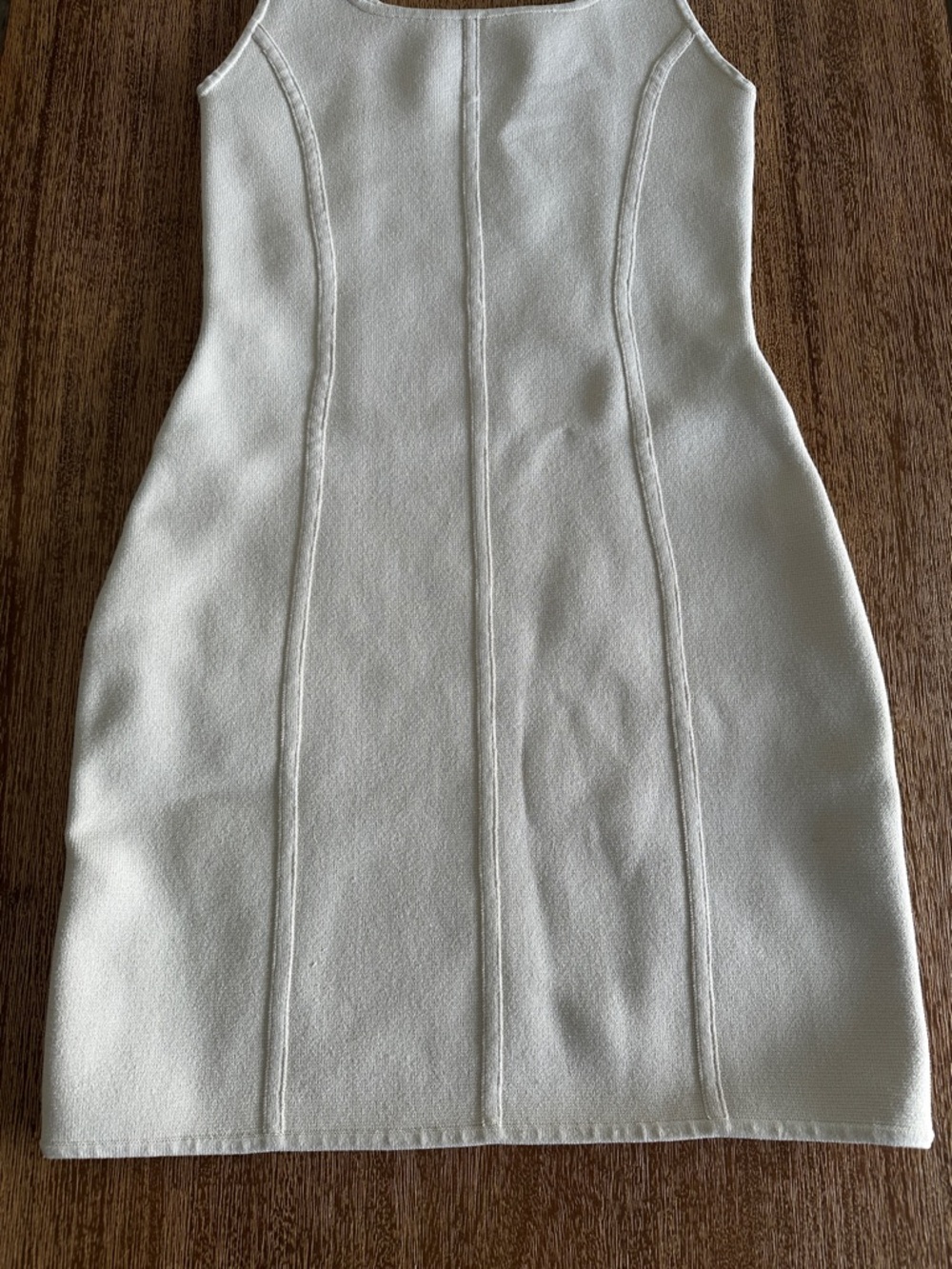 EUC Babaton cream tank bodycon dress size small - Picture 5 of 8